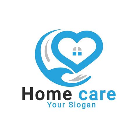 Home Care Logo Stay At Home Logo Nursing Home Logo Template 10509310