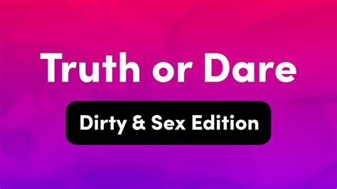 Truth Or Dare Interactive Tv Question Game For Adults Dirty