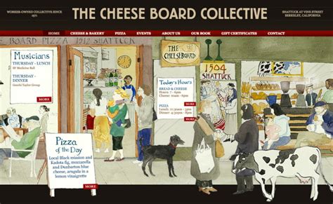 The Cheese Board Collective Website By Kelley Barry At