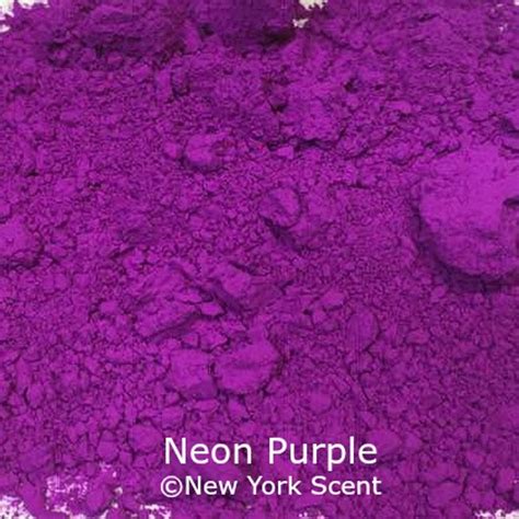 Neon Purple Fluorescent Pigment Soap Colorant From New York Scent