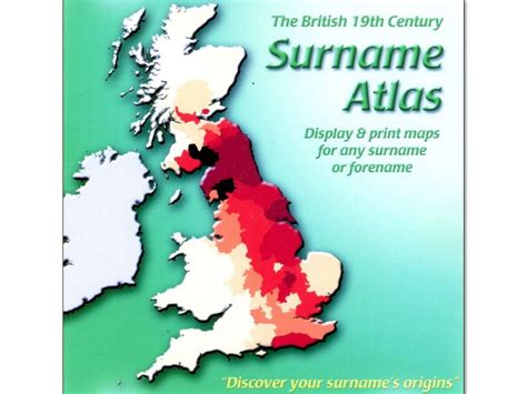 Surnames In Genealogy And Surname Distribution Maps