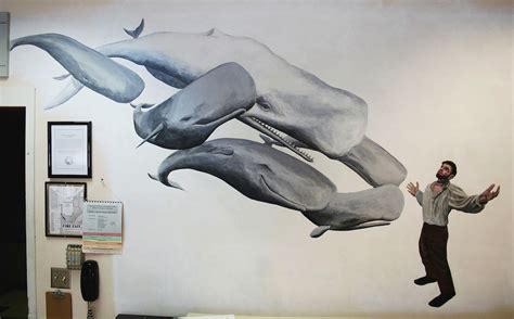 acrylic mural inspired by moby dick hannah moore
