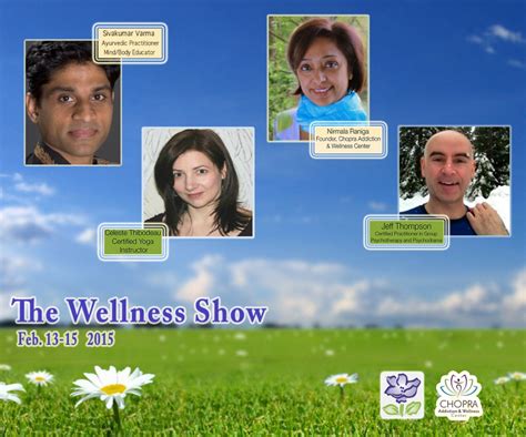 The Wellness Show Event Information Chopra Treatment Center For