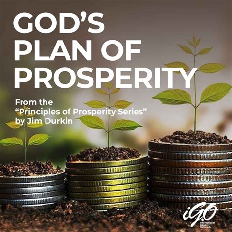 Gods Plan Of Prosperity Igo Church International Gospel Outreach