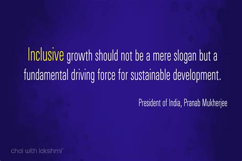 The Indian President On Inclusivity Sustainable Development Be