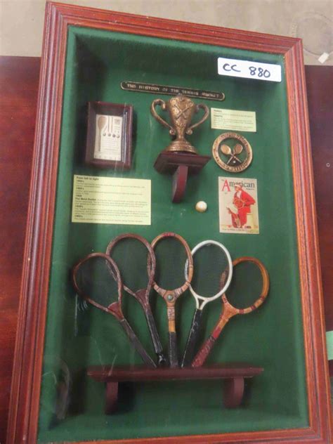 Tennis Racket Display Shadow Box 13x 20