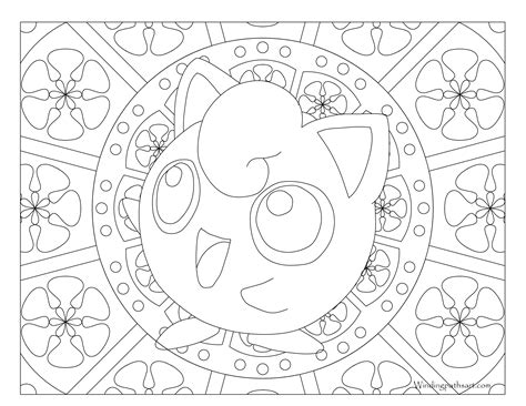 Jigglypuff Coloring Page At Getcolorings Free Printable Colorings The