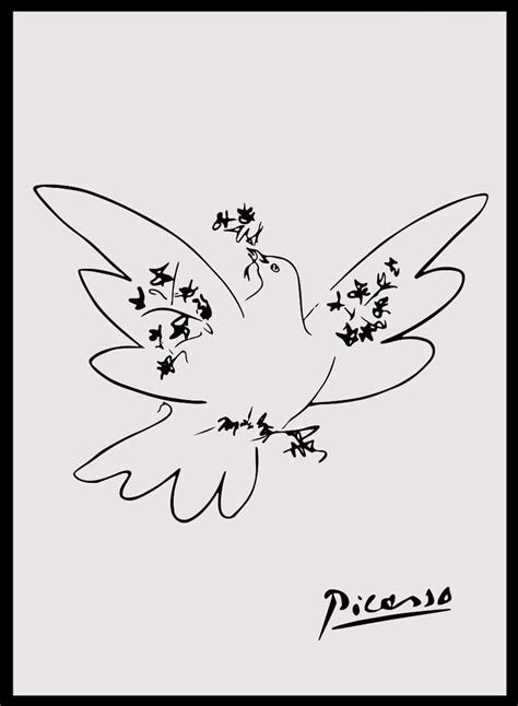 Dove Of Peace By Pablo Picasso Print Picasso Prints Picasso Artwork