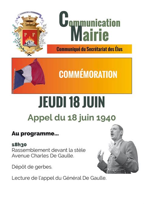 From wikimedia commons, the free media repository. Appel du 18 juin - VILLE DE PIERREFEU-DU-VAR - VILLE DE ...