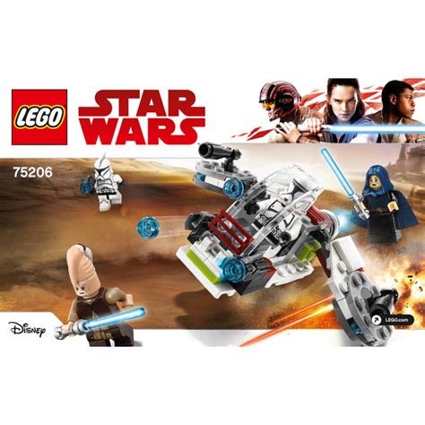 Lego Jedi Et Clone Troopers Battle Pack 75206 Instructions Brick Owl