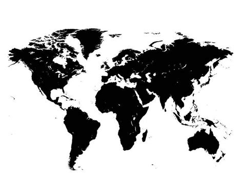 Free Printable Black And White World Map With Countries Best Images Of Black And White World