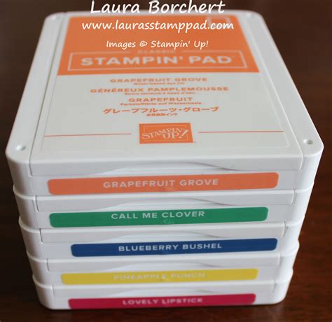 Introducing The New 2018 2020 Stampin Up In Colors Laura S Stamp Pad