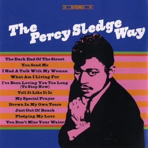 The Percy Sledge Way Album Cover With An Image Of A Man Holding His