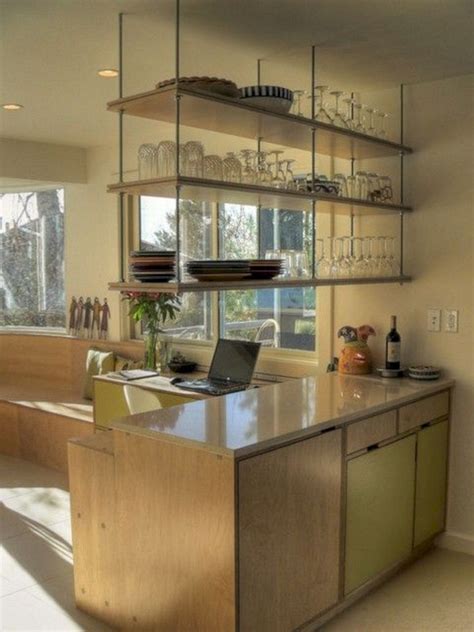 Outstanding 35 Marvelous Kitchen Cabinets Hanging From Ceiling For