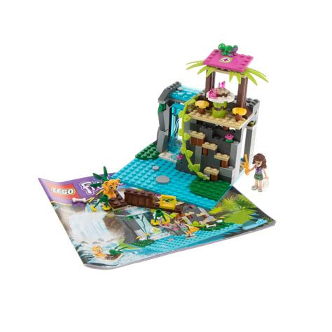 1x Lego Set Friends Einsatz Am Dschungel Wasserfall 41033 Unvollständig