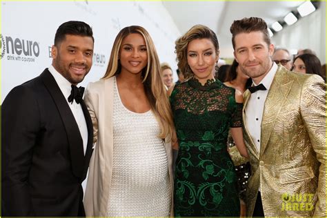 Ciara Shows Off Her Baby Bump With Russell Wilson At Elton John Oscars