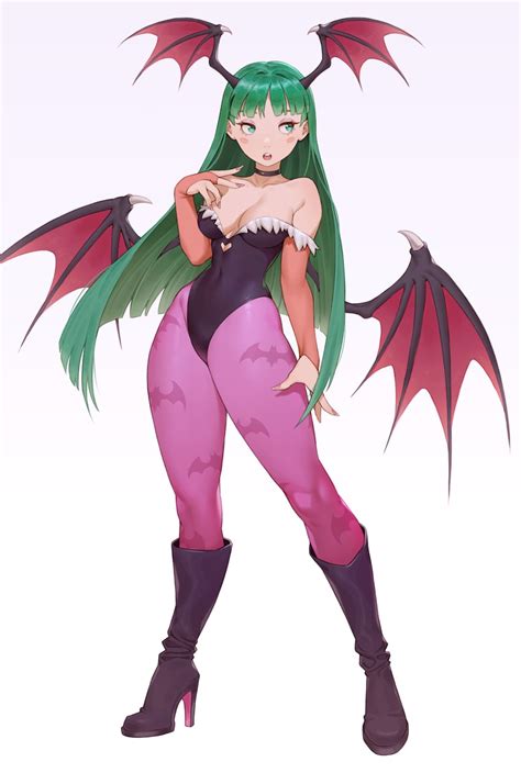 Morrigan Aensland Vampire Drawn By Cheshirrr Danbooru