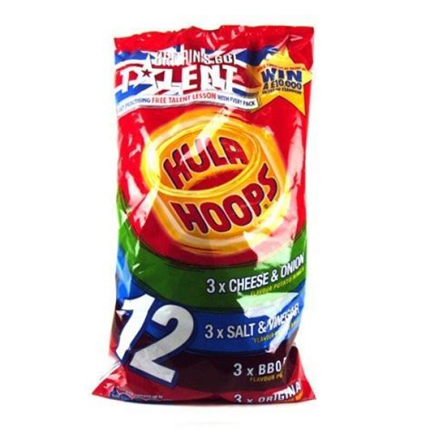 Chips And Crisps Kp Hula Hoops Classic Variety 12 Pack
