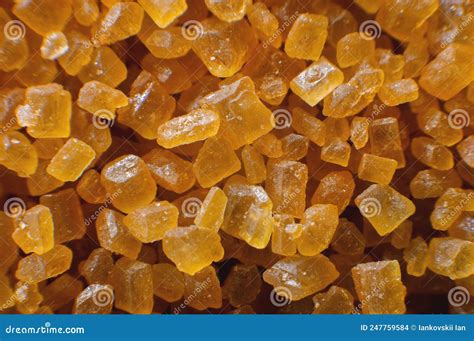 Extreme Macro Crystals Of Cane Sugar Abstract Sugar Background Close