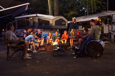 Camping in michigan at dunes harbor family camp: Camping lifestyle: A great way to meet new people