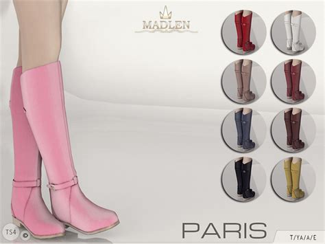 Madlen Paris Boots By Mj95 At Tsr Sims 4 Updates