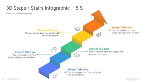 3d Steps And Stairs Infographics Powerpoint Template Updated Slidesalad