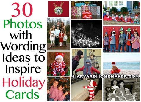 30 Photos With Wording Ideas To Inspire Holiday Cards Harvard Homemaker