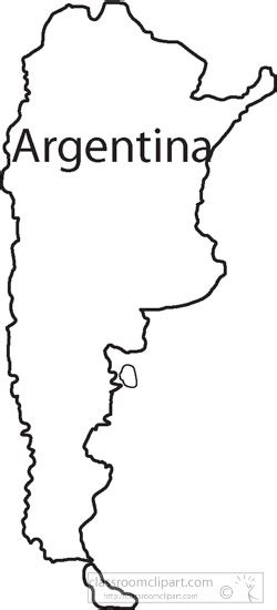 Blank Map Of Argentina