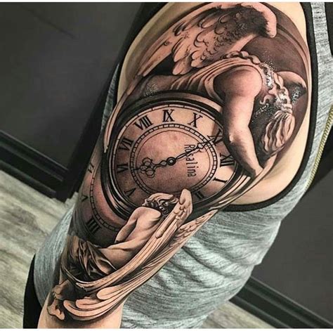 Tattoo Clock Tattoo Sleeve Time Tattoos Heaven Tattoos
