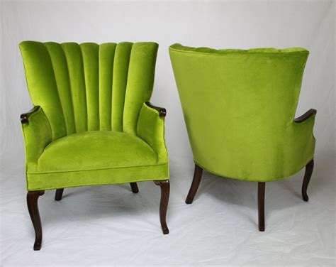 Double Unique Lime Green Accent Chair 