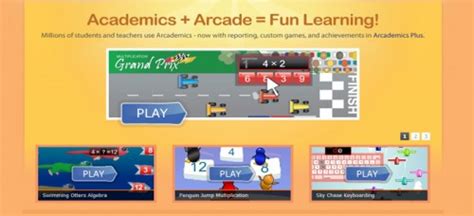 Arcademic Skill Builders Best Kids Websites