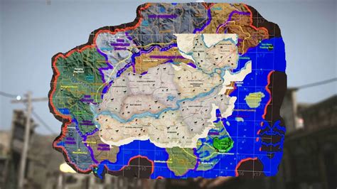 Red Dead Redemption 2 Leaked Map Size Comparison Youtube