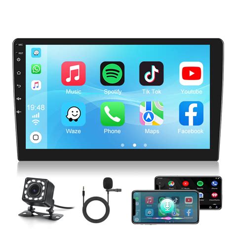 Buy Double Din Car Stereo With Apple Carplay Android Auto Inch Hd Touch Screen Head Unit With
