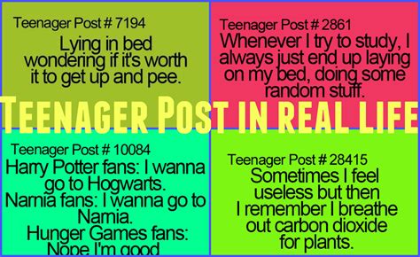 TEENAGER POST IN REAL LIFE - YouTube | Teenager posts, Teenager posts crushes, Teacher quotes funny