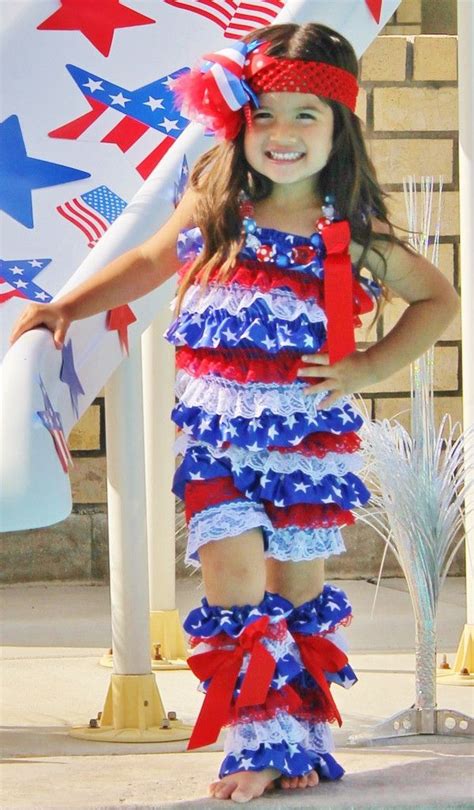 4th Of July Pettiromper 4th Of July Dresses Kids Outfits Upscale Baby