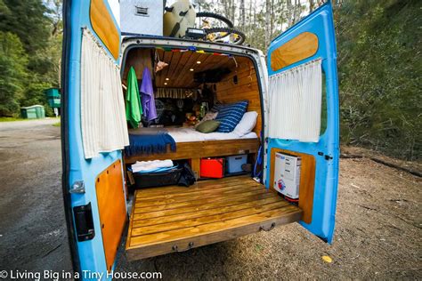 Living Big In A Tiny House Epic Off Grid Van Conversion For Full Time