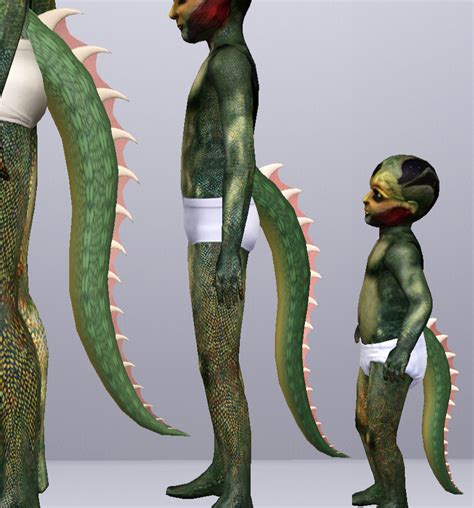 Mod The Sims Lizard Tails For All