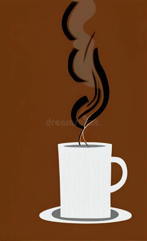 Steaming Cup Of Coffee Stock Illustration Illustration Of Coffee