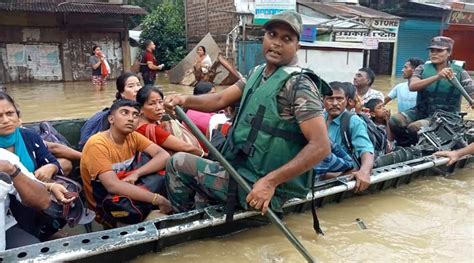 Floods 11 More Dead As Floods Ravage Assam Centre In Touch With Chief Minister Himanta Biswa