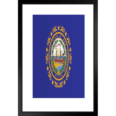 Longshore Tides New Hampshire State Flag Framed On Paper Painting Wayfair