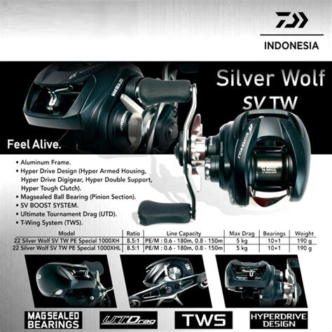 Jual Daiwa Silver Wolf Sv Tw Special Edition Di Lapak Gerai