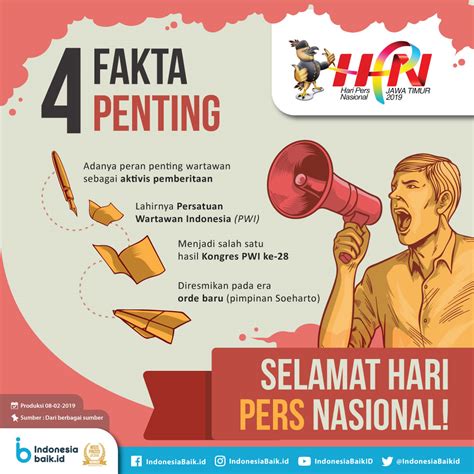 4 fakta peringatan hari pers nasional indonesia baik