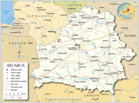 Bélarus la biélorussie ou bélarus, en forme longue la république de biélorussie ou la république… biélorussie sur le site mapcarta, la carte ouverte. Carte de la Biélorussie - Plusieurs cartes du pays d ...