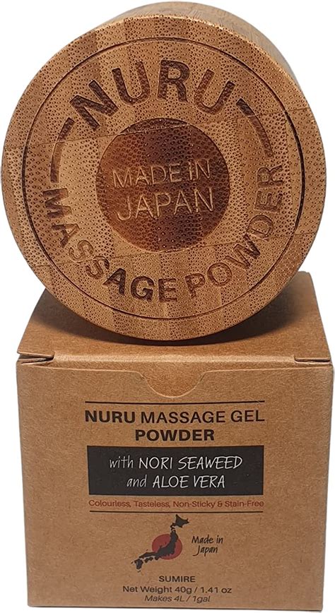 Nuru Massage Gel Therapie Pulver G Sumire Edition Nori Seetang Aloe Vera Hergestellt In
