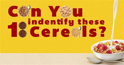 Can You Identify These 18 Breakfast Cereals