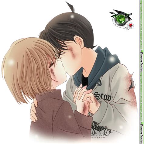 Detective Conanhaibara Ai X Edogawa Conan Cute Kissu Render Ors