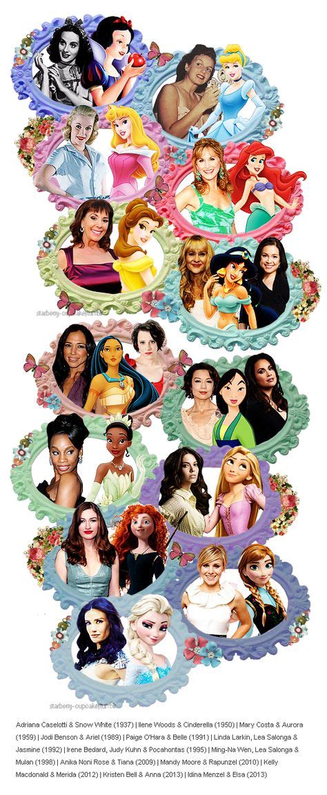 Disney Princess Voices I Like That This Acknowledges Both Speaking And