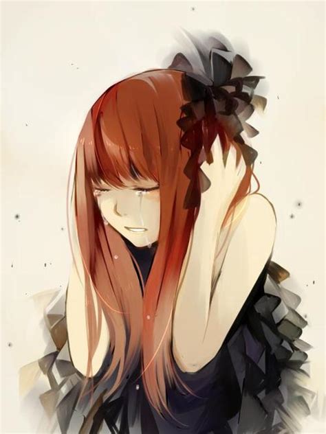 Crying Anime Girl By Sasukexsariya On Deviantart