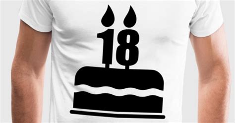 Maglietta Con 18th Birthday Ts 18esimo Compleanno 18 Spreadshirt