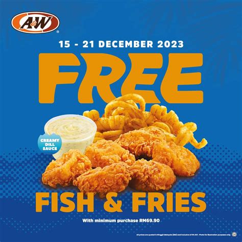 Unbeatable Deal At Aandw Spend Rm6990 And Enjoy Free Fish And Fries From